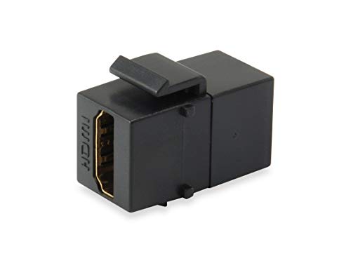 Adaptador HDMI Equip 769402 negro con transmision de señal sin perdidas para monitores de oficina