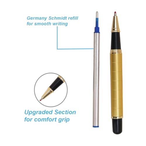 Image of Personalized Golden Roller Ball Pen with Free name engraving Pen Perfect for gifting to Boss,Teacher, Doctor. (SEND DETAIL WHATS AP 8368972096)..