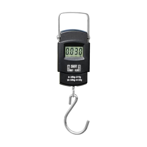 SOOLID 50kg Digital Luggage Weighing Scale. Portable Electronic Weight Machine for Travel & Flights. LCD Display. Accurate, Lightweight, Handheld Luggage Scale for Bags, Suitcases, Home, Airport Use