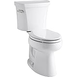Kohler K-3999-UT-0 Highline Comfort Height 1.28 gpf Toilet, Insuliner, Tank Locks, White