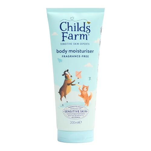 Childs Farm Kids Moisturiser, Fragrance Free, Cocoa & Shea, 200 ml (Pack of 1)