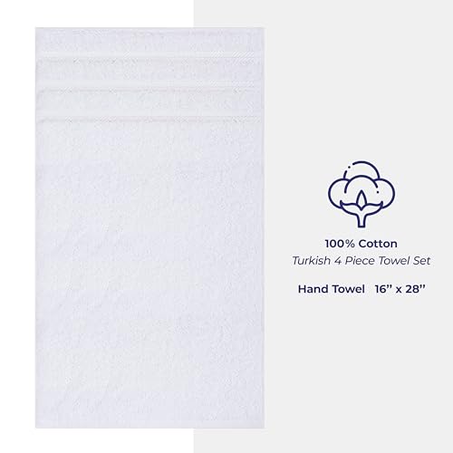 image for American Soft Linen Luxury Hand Towels for Bathroom, 100% Cotton Turki