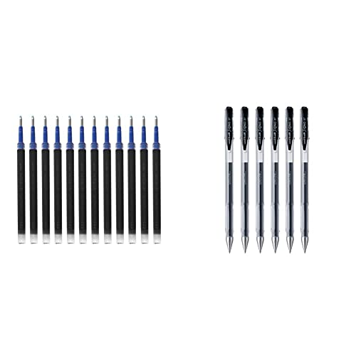 Image of uni-Ball NBGK - 07 Refill & UNI-BALL UNSGP100BK6 Signo Gel Pen Set - Pack of 6
