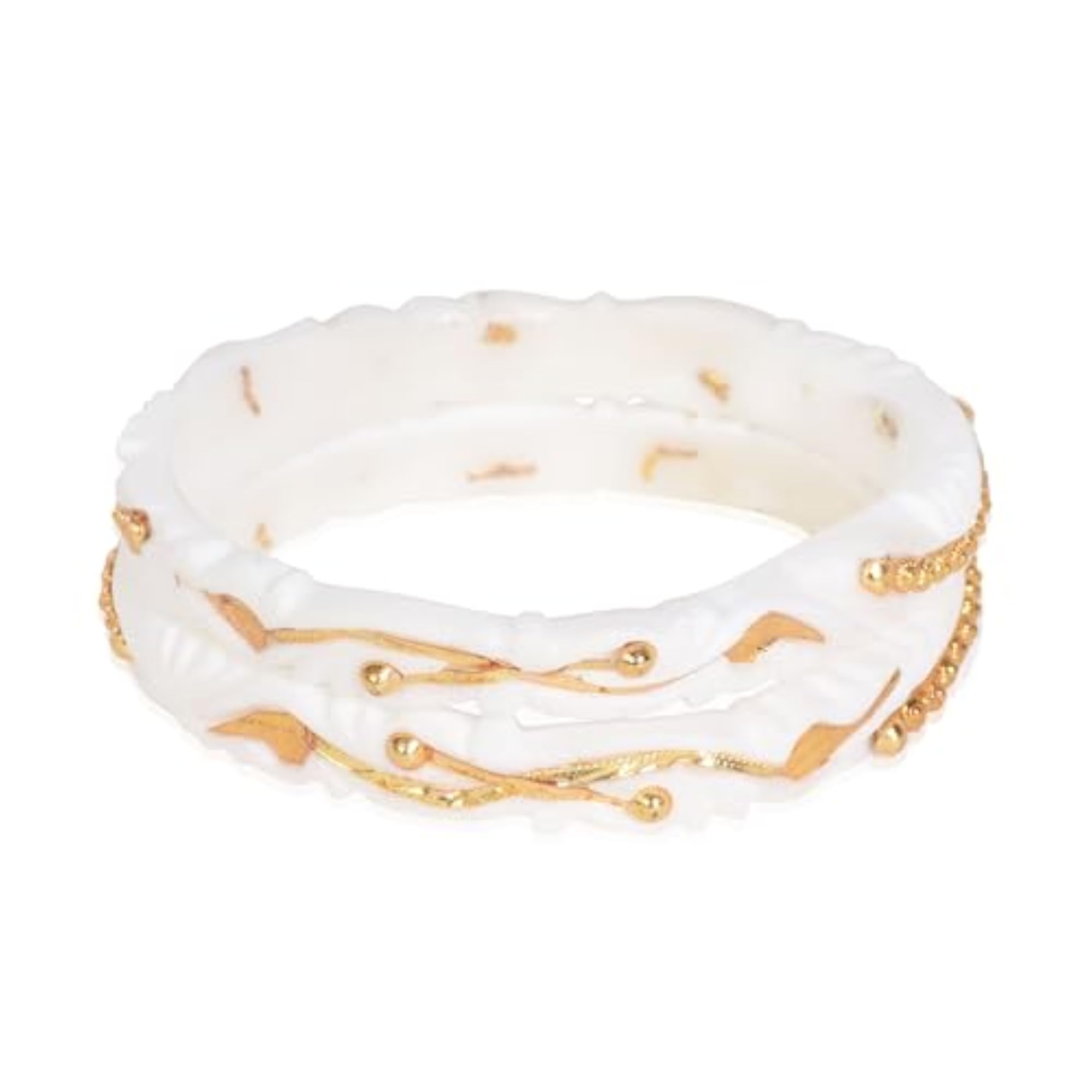 Traditional Bengali Wedding Sakha Pola Bangles Set