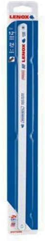 LENOX Tools Hacksaw Blade, 12-Inch, 24 TPI (20161T224HE), Pack of 2