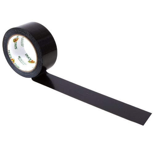 duck brand 1265013 color duct tape single roll black