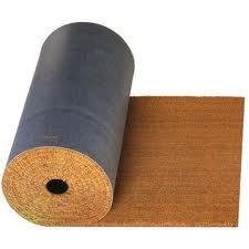 Felpudo de Fibra de Coco Natural con Base de PVC por Metros 120 cm de Ancho, Espesor 17 mm