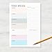 Weekly Planner Note Pads wiht adhensive backing | Stationery | To-Do List | Office Supplies