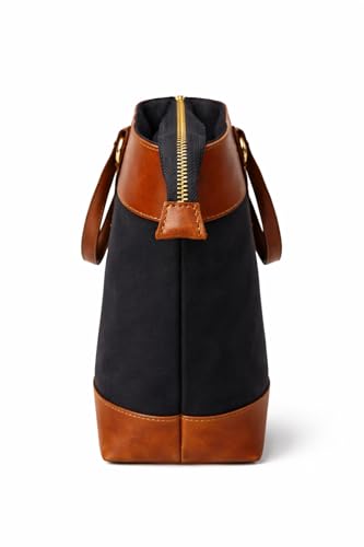 Image of Comfabie tote Bag for Women Handcrafted Women's Canvas Bag with pure Leather Shoulder Tote Bag & Handbag for Office and College | Women Office Bag for Ladies | Ladies Purse Handbag | leather tote bag
