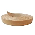 Beech Edge Banding 3/4" X 50' Roll,Preglued Iron On Wood Veneer Strips,Hot Melt Self Adhesive Edgebanding Roll,Flexible Wood Tape Edging Trim for Furniture Plywood Cabinet Repair