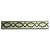 Stone Center Online Romanze Green Jade 5.9x17.7 Marble Mosaic Border Listello Tile Polished Kitchen Bath Wall Floor Backsplash Shower (1 Piece)
