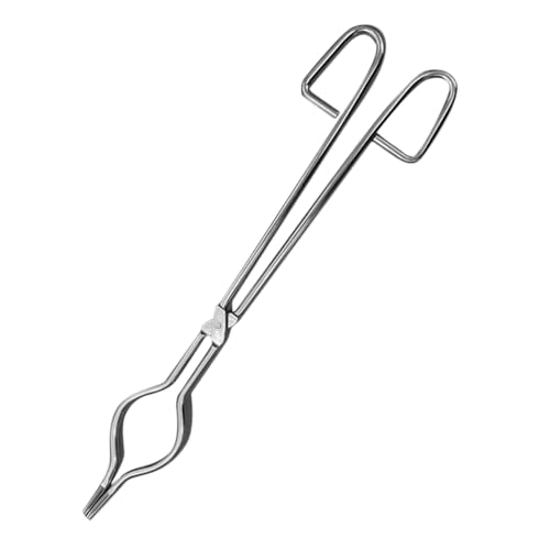 HOODANCOS - Pince À Creuset Longue En Acier Inoxydable 40Cm Pour Fusion De Métaux Et Bijoux Outil Pratique Pour Laboratoire Et Fonderie