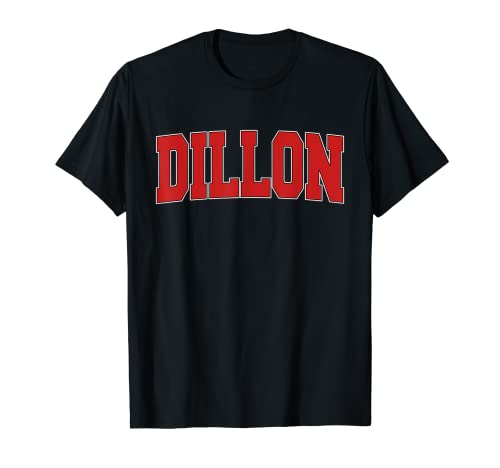 DILLON SC SOUTH CAROLINA Varsity Style USA Vintage Deportes Camiseta