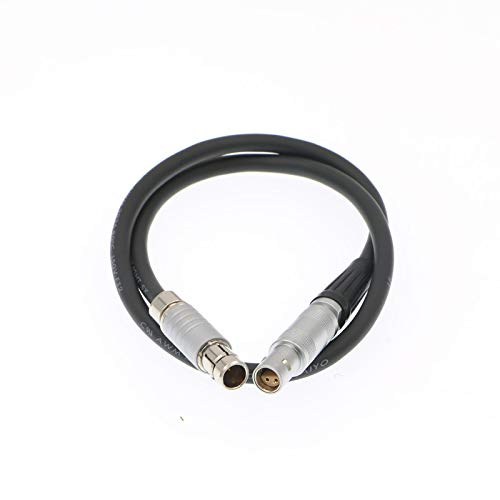Uonecn 3-Pin Male to 2-Pin Male 2-Pin Female Cable for ARRI Heden Cmotion Compact Remote Run Stop Record Cable