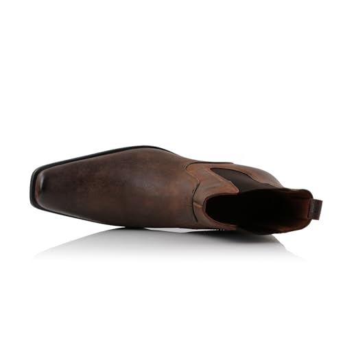 Image of Ferro Aldo Men's Western Boot Collection | Casual & Dress Ankle Boots in Cowboy, Chelsea, & Biker Styles for Men