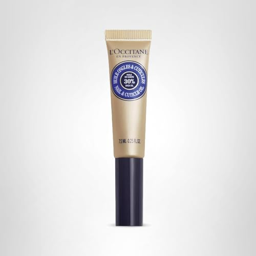 L’OCCITANE Shea Nail & Cuticle Oil, Nourishing Brush-On Moisture for Stronger & Healthier Nails, Hydrating Care for Manicures with Almond Oil, Vegan