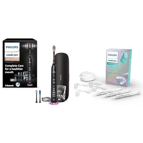 Philips Sonicare DiamondClean Smart 9500 Electric Toothbrush Black The New Teeth Whitening Kit