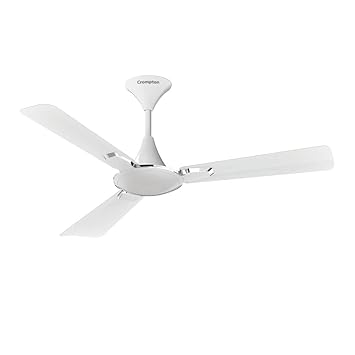 Crompton PREMION AURA2 PRIME ANTIDUST 1200 mm (48 inch) Ceiling Fan (Pearl White) Star rated energy efficient fans