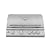 Blaze LTE+ 32-Inch 4-Burner Built-In Natural Gas Grill | 56,000 BTUs | Ceramic Flame Tamers | Red LED Control Knobs | Spring-Assisted Hood & Interior Lighting | BLZ-4LTE3-NG