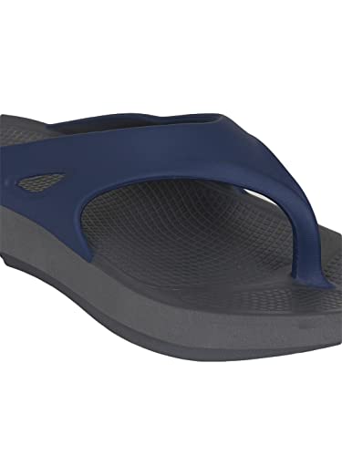 Image of CENTRO Doubleu Men'S Solid Thong Casual Flip Flops