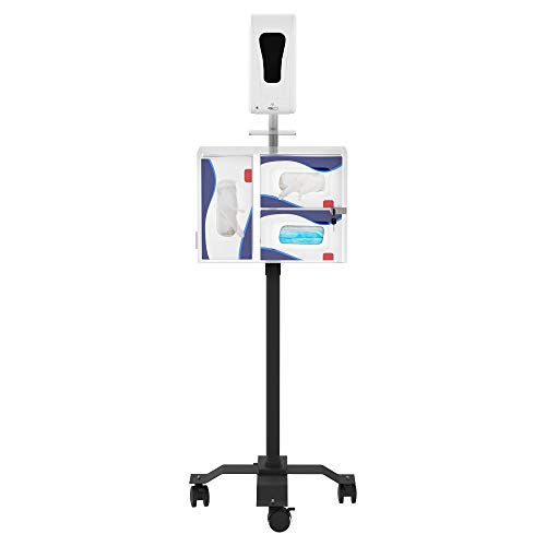Image of CTA Digital Compact Mobile Sanitizing Station & Automatic Soap Dispenser