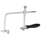 Professioneller Juwelier-Sägerahmen, verstellbarer Sägebogen, Ushape-Bügelsäge, Juwelier-Sägerahmen-Set mit Klingen, verstellbare Schneidwerkzeuge für Schmuckhandwerk (A)