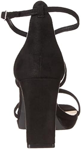 Chinese Laundry Women's TERI FINE Suede Heeled Sandal, Black, 8 | Image 2
