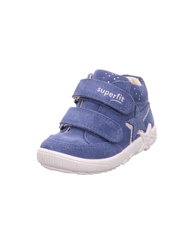 Superfit Mädchen Starlight Sneaker, Blau 8000, 25 EU