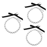 FOMIYES 3sätze Fashionable Perlen hundhalsband Für Hochzeiten Und Besondere Anlässe Für Kleine Und Mittelgroße Hunde Und Katzen