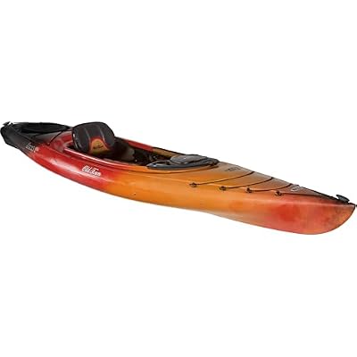 Old Town Loon 120 Solo Sit-Inside Recreational Paddle Kayak, 12 ft, Lava