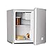 KLARSTEIN 50L1-SG - Low Noise, Mini Frigo, Minibar, Frigorifero Compatto, Freezer, Capacitá 40 L, Silenzioso, Bassa Rumorosità, Classe Efficienza Energetica F, Argento
