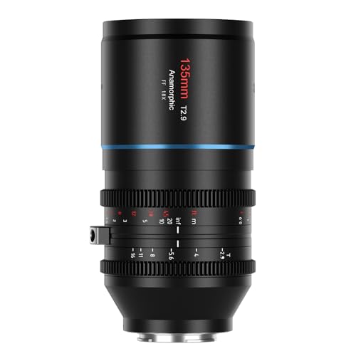SIRUI Objectif anamorphique 135 mm T2.9 1,8X Plein Cadre, téléobjectif anamorphique (Venus 135 mm RF Mount)
