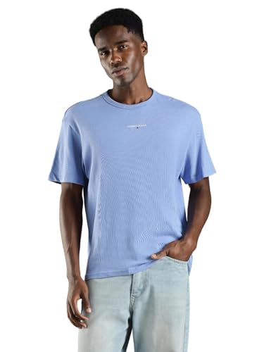 Image of Solid Relaxed Fit Cotton T-Shirt