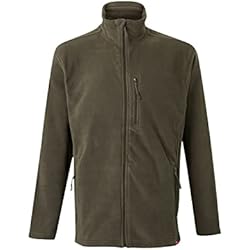 Ropa De Trabajo Tallas Grandes Hombre Velilla 201502, Chaqueta polar, color verde caza, talla L