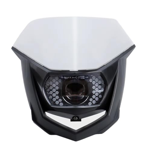 Phare LED Suzuki DRZ anti-vibration masque blanc éclairage puissant motocross