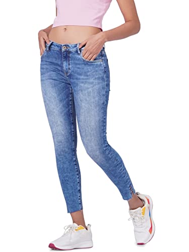 Image of ONLY Slim Fit Regular Cotton Womens Jeans (SS22ON15272109-P)