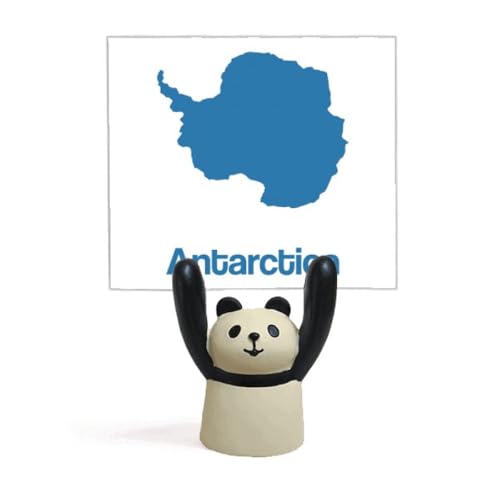 Support de carte bleu de l'Antarctique en plastique rigide voyage