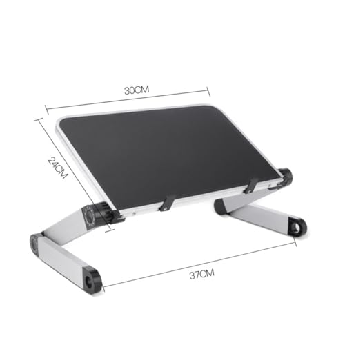 Soporte ergonómico de laptop Mikikit negro de aluminio miniatura 6