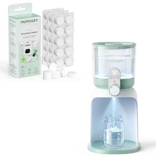 Momcozy Instant Water Warmer for Making Formula & Official Descaling Tablets, Dual Lights for Night Feedings, Descaler for Limescale Removal image 4