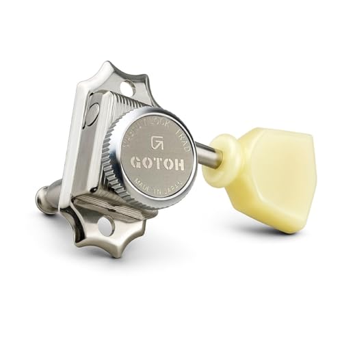 Gotoh SD90-MGT 3x3 Locking Tuning Keys with Lock Knob - Nickel