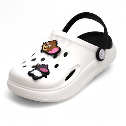 Image of SVAAR x Tom & Jerry Slingback Clog Shoes for Boys & Girls || Indoor & Outdoor Sandals Clogs for Kids with 4 Tom & Jerry Charms