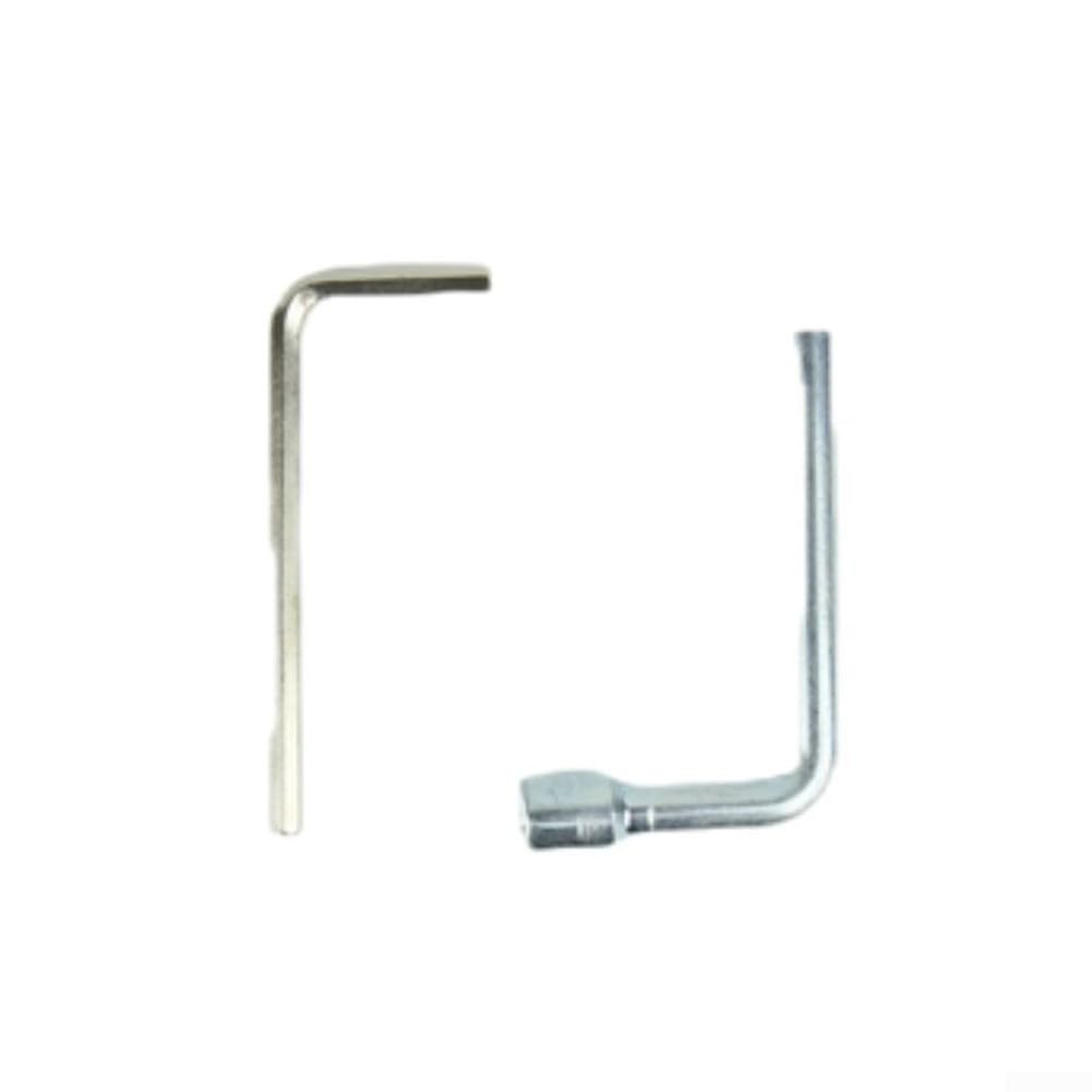 Replacement wrench for 12V lawn mower and strimmer equipment designed to work with garden mowers