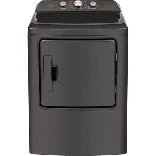 Midea MLTE41N1BMG 7 Cu. Ft. Grey Front Load Electric Dryer