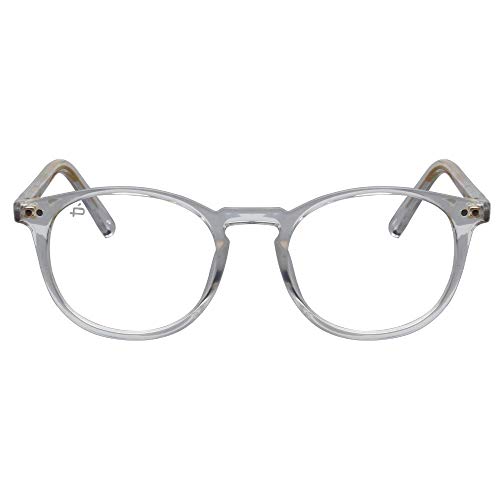 PRIVÉ REVAUX"The Maestro" Blue Light Blocker Readers + 3.00, Crystal Clear