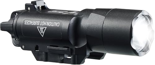 REKOWUOT Tactical Flashlight Weapon Light Pistol Flashlight Picatinny Flashlight Black