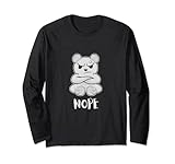 Photo Gallery no divertente orso polare pigro maglia a manica Photo Gallery no divertente orso polare pigro maglia a manica