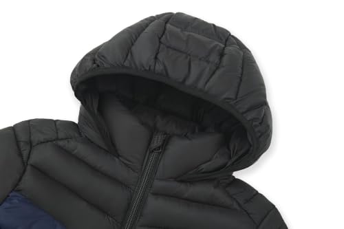 Image of Boys Hooded Lightweight Puffer Jacket Waterproof Kids Winter Coat