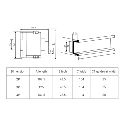Alimentation sans interruption 63A grâce à l'inverseur automatique de source 220V