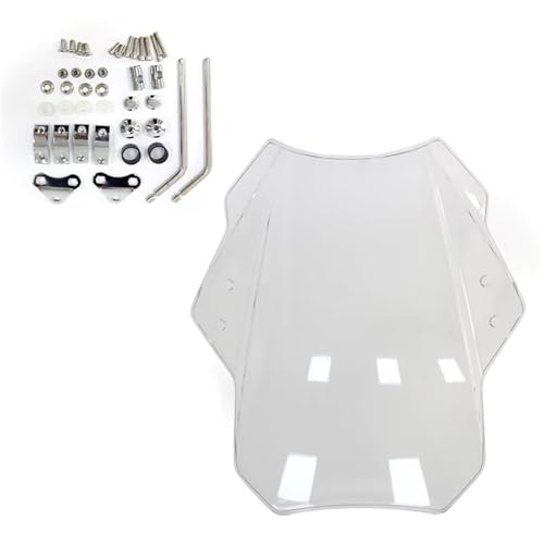 Extension de pare-brise de moto clip réglable déviation flux d'air FZ6