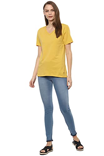 Image of Van Heusen Women's Solid Regular Fit T-Shirt